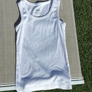 Justice Bright White Sleeveless Top